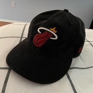 Vintage Miami Heat Corduroy Snapback